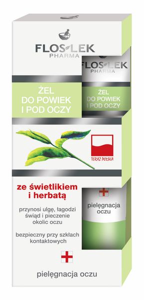 ŻEL DO POWIEK I POD OCZY ZE ŚWIETLIKIEM I HERBATĄ   15 ml   VEGAN