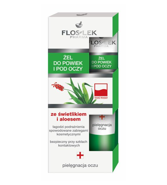 ŻEL DO POWIEK I POD OCZY ZE ŚWIETLIKIEM I ALOESEM   15 ml   VEGAN