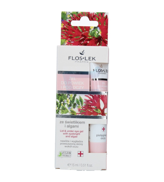 ŻEL DO POWIEK I POD OCZY ZE ŚWIETLIKIEM I ALGAMI   15 ml   VEGAN