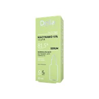 DELIA -   SERUM NA TWARZ SZYJĘ I DEKOLT 30ML NIACYNAMID 10%+CYNK NORMALIZUJĄCE CERA MIESZANA