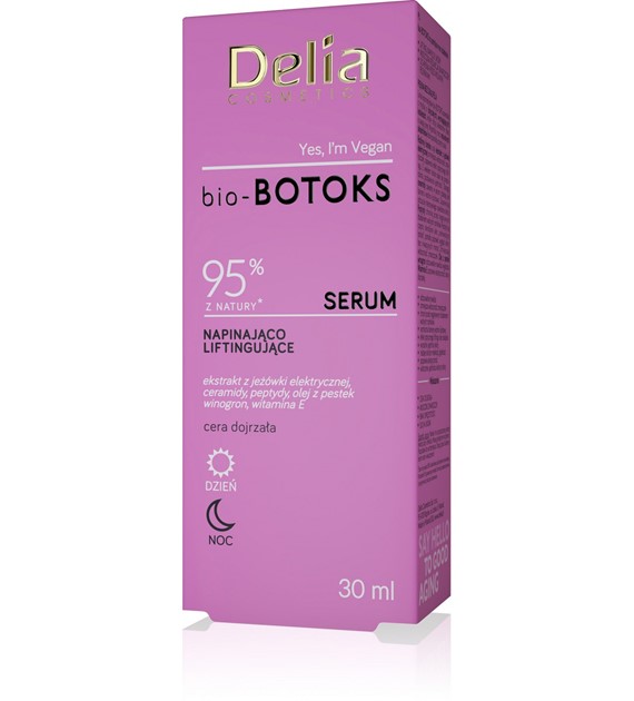 DELIA -   BIO-BOTOKS SERUM DO TWARZY 30ML NAPINAJĄCO-LIFTINGUJĄCE