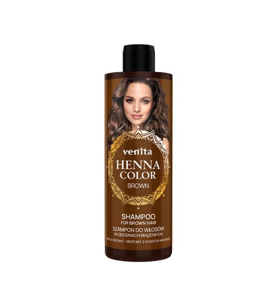 HENNA COLOR SZAMPON DO WŁOSÓW 300ML BROWN