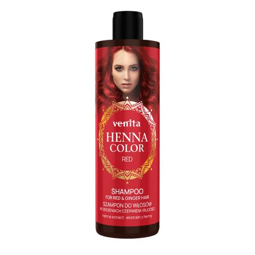 HENNA COLOR SZAMPON DO WŁOSÓW 300ML RED CZERWIENIE,RUDOŚCI