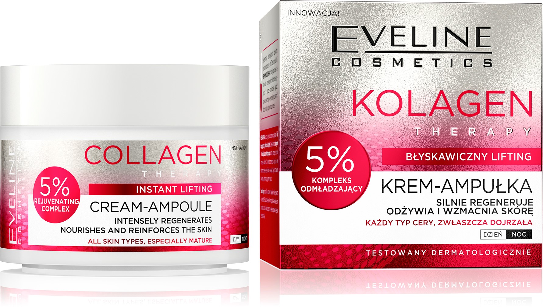 KREM-AMPUŁKA KOLAGEN THERAPY DZIEŃ/NOC 50ML PL/ANG