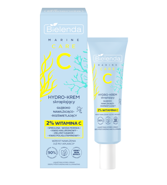 BIELENDA - C MARINE CARE Hydro-krem skraplający głęboko nawilżająco-rozświetlający, 50 ml