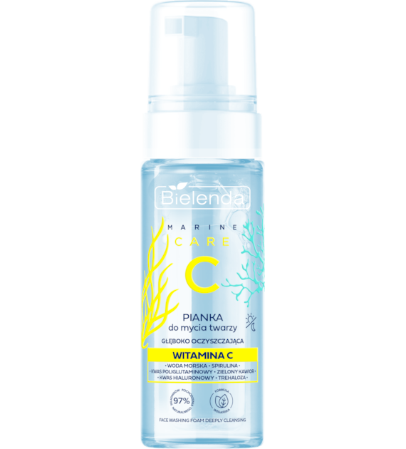 BIELENDA - C MARINE CARE Pianka do mycia twarzy głęboko oczyszczająca, 150 ml