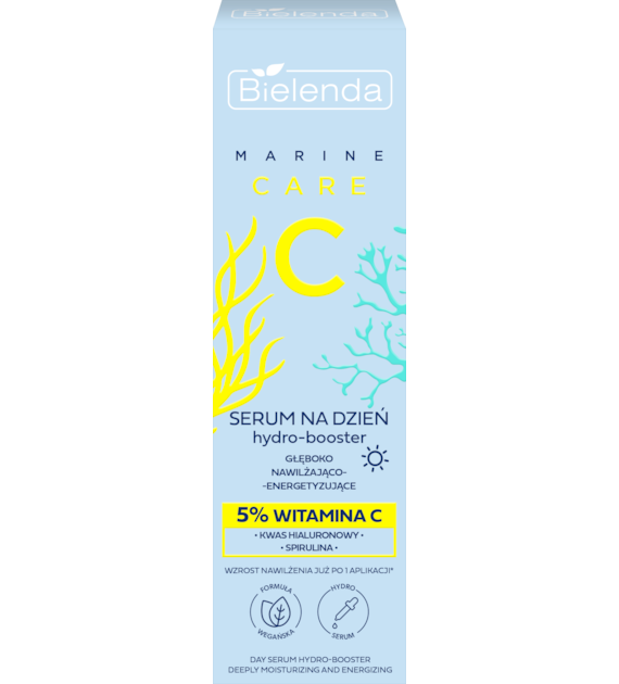 BIELENDA - C MARINE CARE Serum-hydro-booster głęboko nawilżająco-energetyzujące na dzień, 30 ml