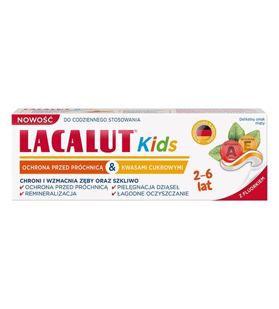 LACALUT PASTA DO ZĘBÓW 55 ML 2-6 KIDS