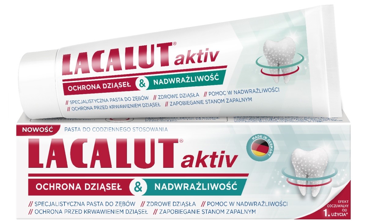 LACALUT PASTA DO ZĘBÓW 75 ML AKTIV & SENSITIVE