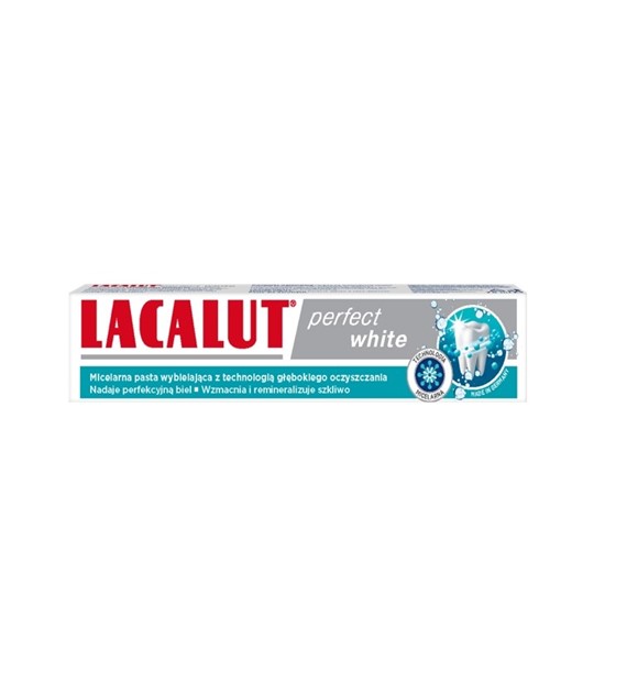 LACALUT PASTA DO ZĘBÓW 75 ML PERFECT WHITE