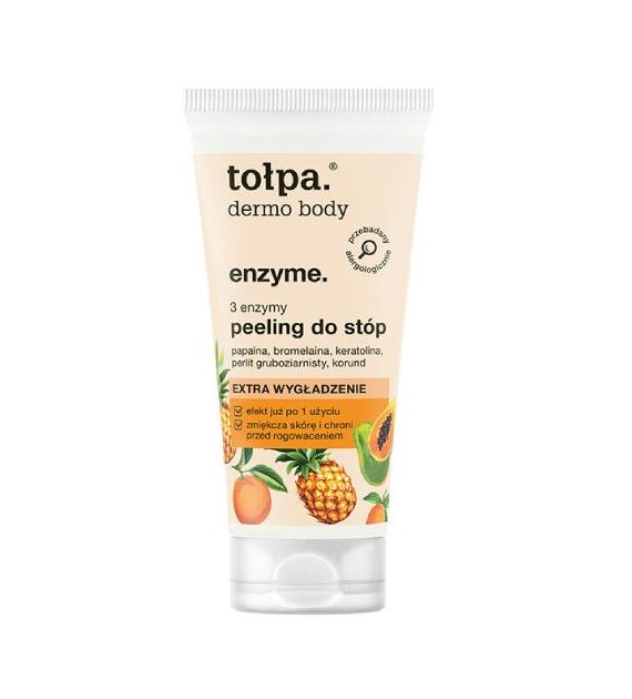 TOŁPA BODY ENZYME.3 ENZYMY PEELING DO STÓP 60 ML EXTRA WYGŁADZENIE