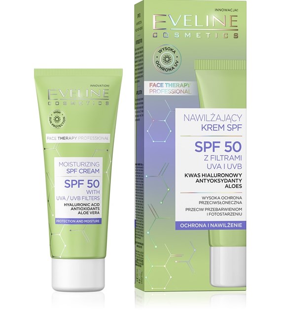 FACE THERAPY PROFESSIONAL KREM DO TWARZY 30ML NAWILŻAJĄCY SPF50