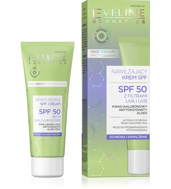 FACE THERAPY PROFESSIONAL KREM DO TWARZY 30ML NAWILŻAJĄCY SPF50