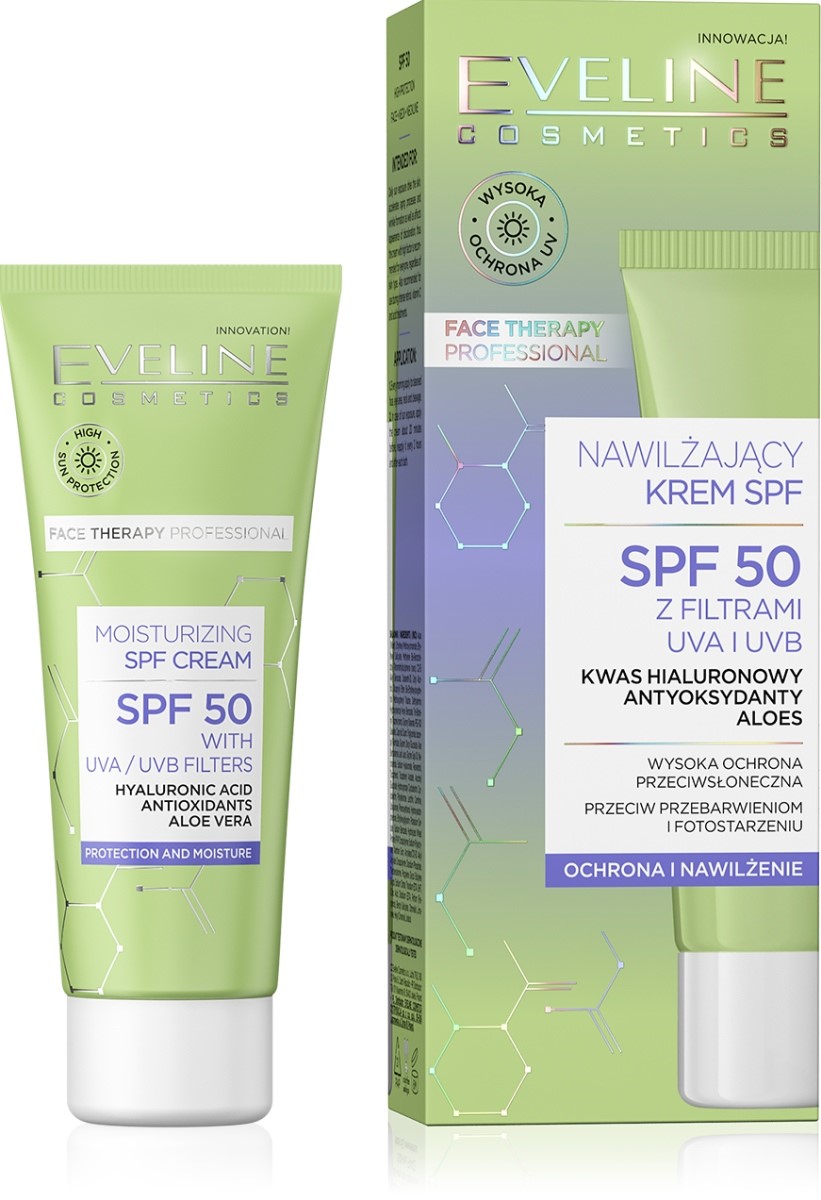 FACE THERAPY PROFESSIONAL KREM DO TWARZY 30ML NAWILŻAJĄCY SPF50