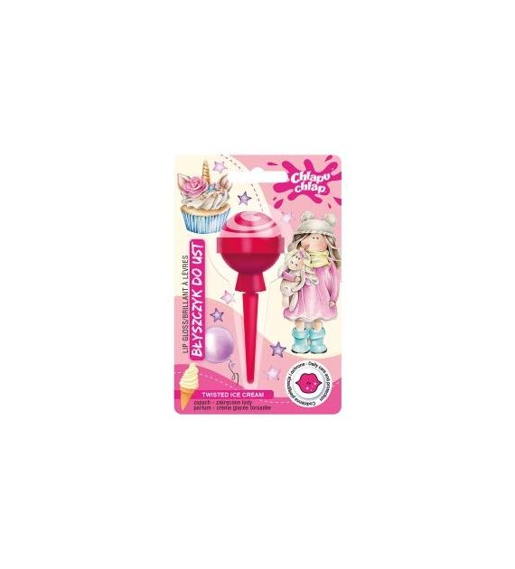 CHLAPU CHLAP Błyszczyk do ust Lizak - zakręcone lody 8ml