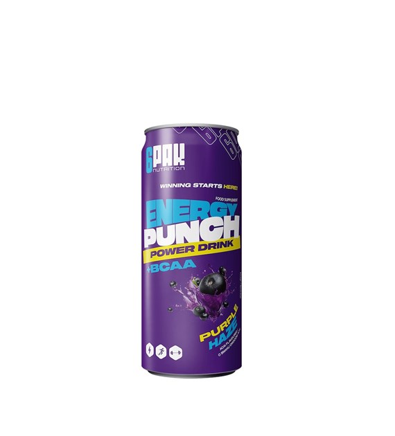 6PAK ENERGY PUNCH 250ml ACAI