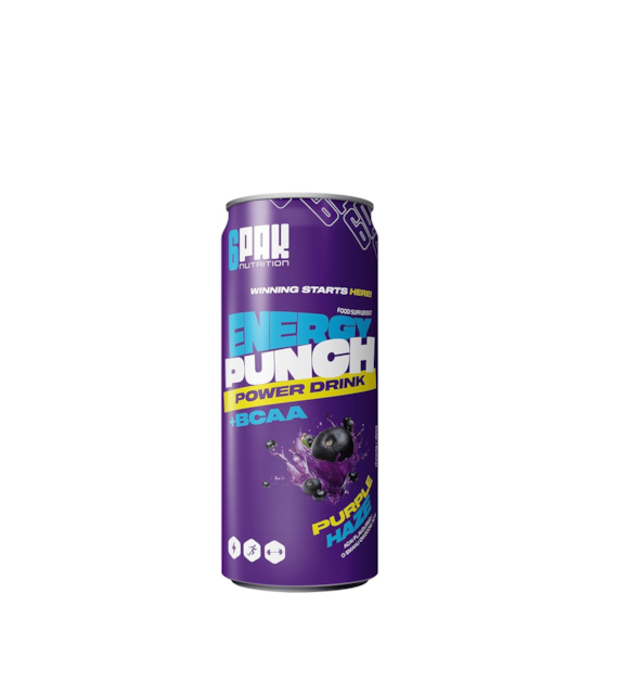 6PAK ENERGY PUNCH 250ml ACAI