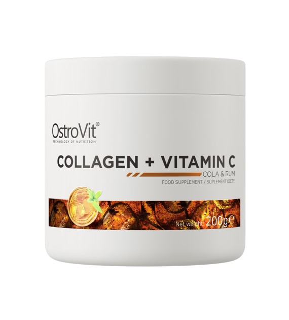 OstroVit Kolagen + Vitamin C 200 g cola & rum