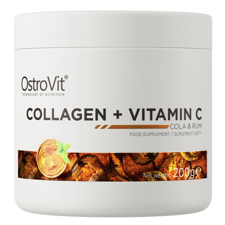 OstroVit Kolagen + Vitamin C 200 g cola & rum