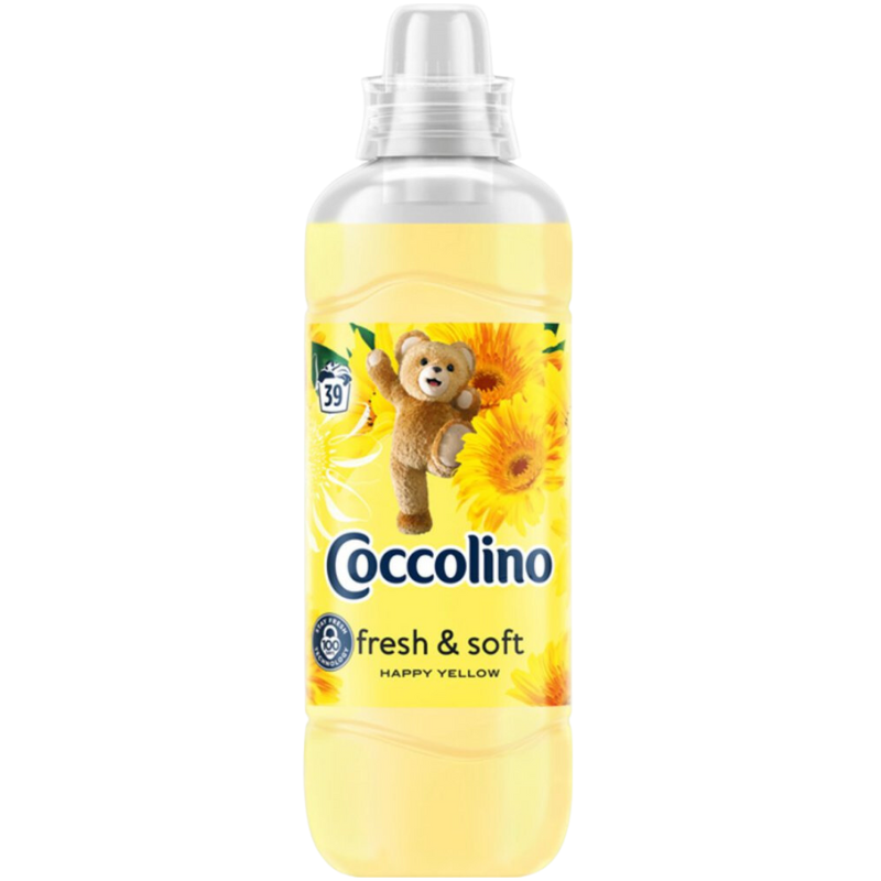COCCOLINO PŁYN DO PŁUKANIA 39P 975ML FRESH&SOFT HAPPY YELLOW