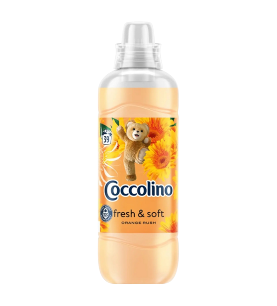 COCCOLINO PŁYN DO PŁUKANIA 39P 975ML FRESH&SOFT ORANGE RUSH