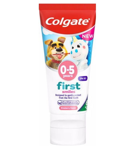 COLGATE PASTA DO ZĘBÓW 50ML 0-2 KIDS FIRST SMILE TRUSKAWKA