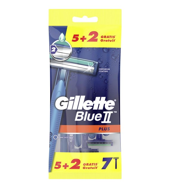 GILLETTE  MASZYNKA DO GOLENIA JEDNOCZĘŚCIOWA M BLUE II PLUS ( 7)