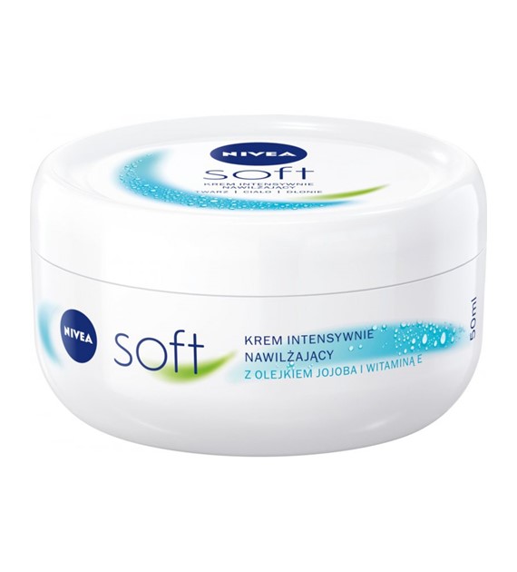 NIVEA SOFT KREM 50ML INTENSYWNIE NAWILŻAJĄCY