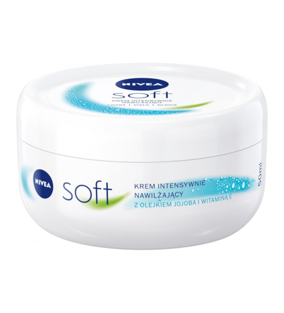 NIVEA SOFT KREM 50ML INTENSYWNIE NAWILŻAJĄCY