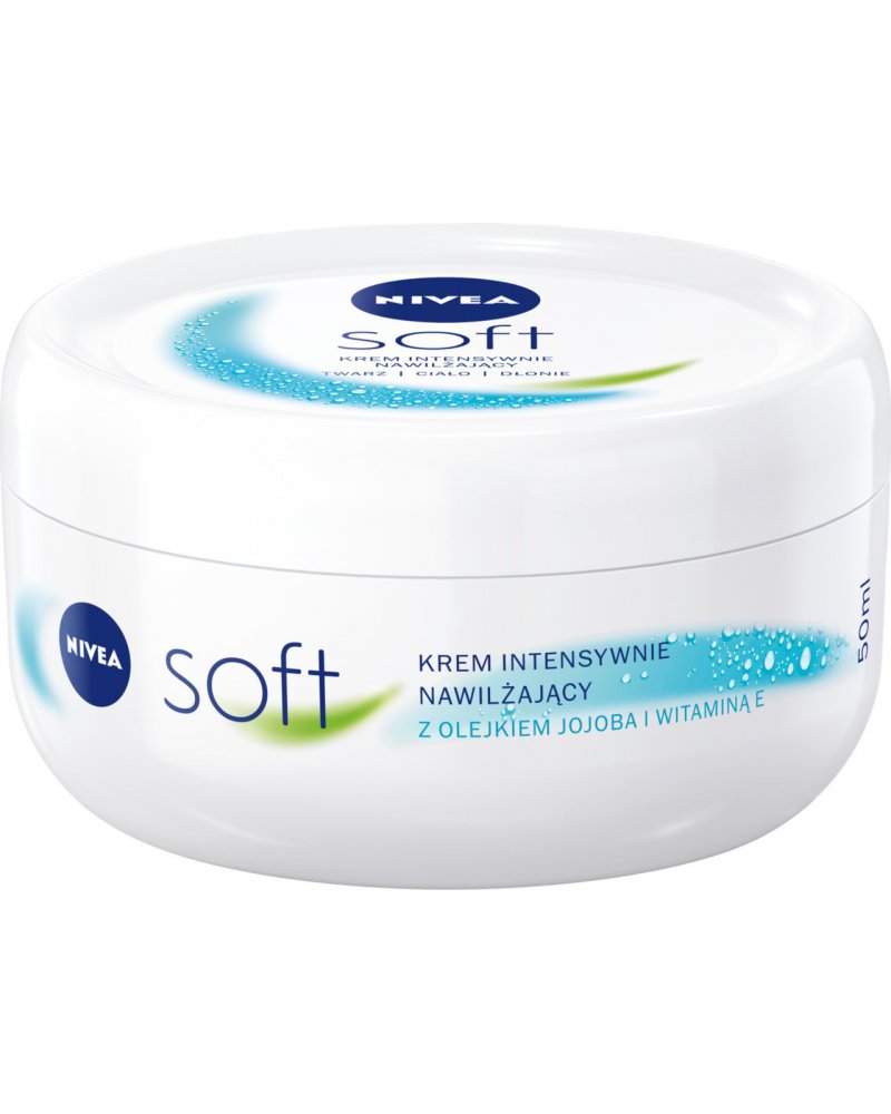 NIVEA SOFT KREM 50ML INTENSYWNIE NAWILŻAJĄCY
