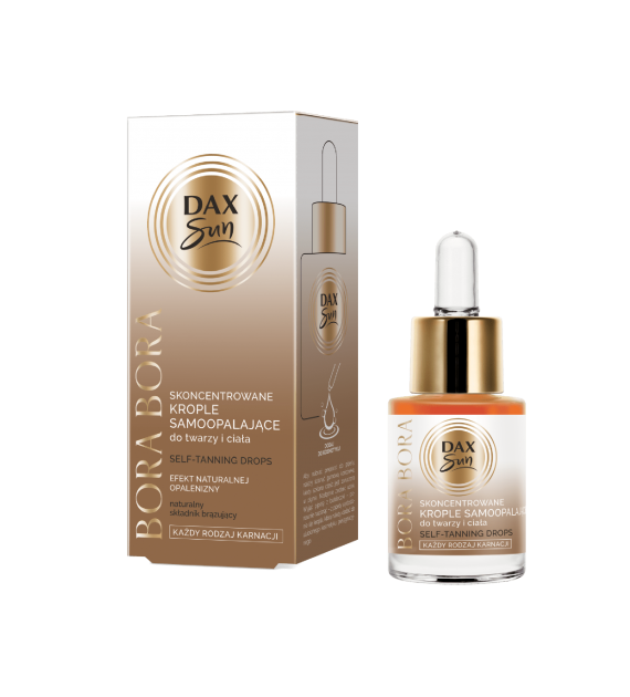 DAX SUN SKONCENTROWANE KROPLE SAMOOPALAJĄCE DO TWARZY BORA BORA 15ML