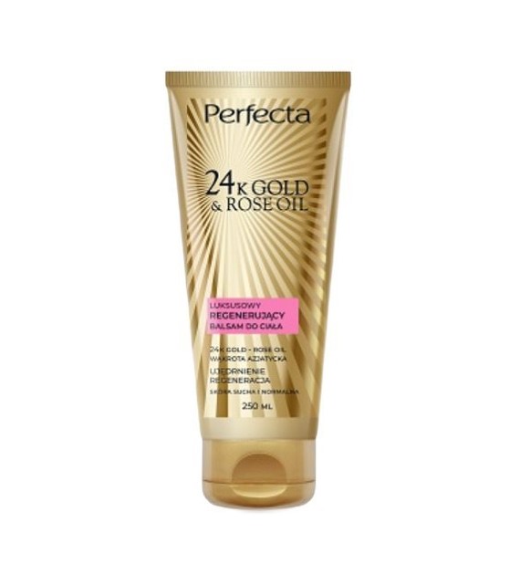 24K GOLD&ROSE BALSAM DO CIAŁA 200ML REGENERUJĄCY SUCHA,NORMALNA