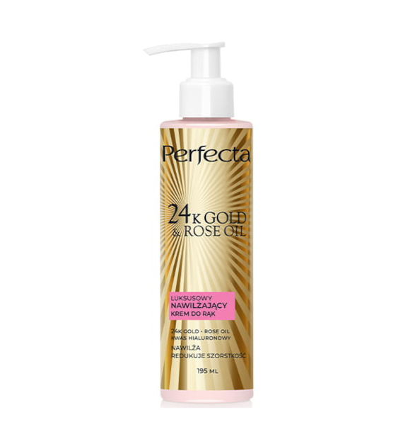 24K GOLD&ROSE KREM DO RĄK 195ML NAWILŻAJĄCY
