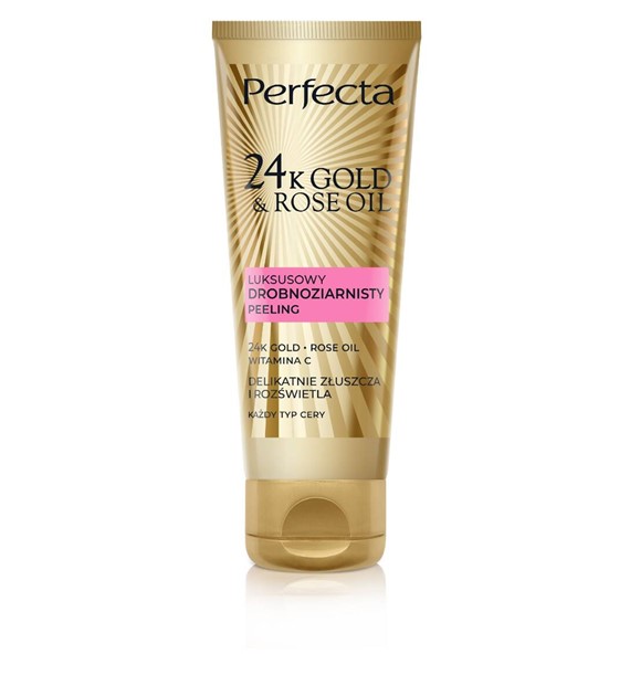 24K GOLD&ROSE PEELING DO TWARZY 75ML DROBNOZIARNISTY