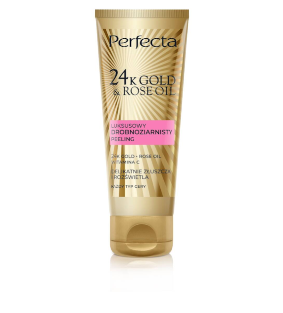 24K GOLD&ROSE PEELING DO TWARZY 75ML DROBNOZIARNISTY
