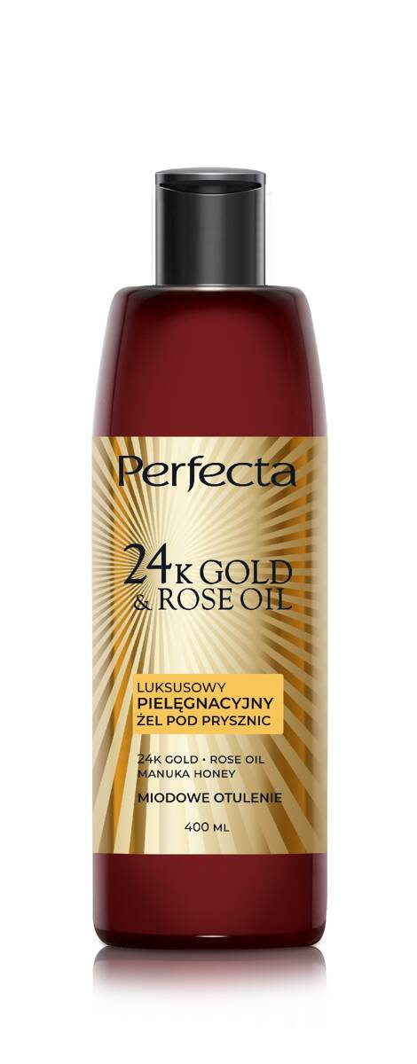 24K GOLD&ROSE ŻEL POD PRYSZNIC 400ML MIODOWE OTULENIE PIELĘGNACYJNY