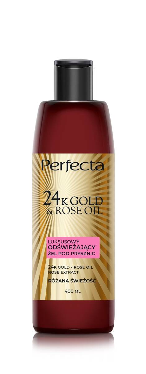 24K GOLD&ROSE ŻEL POD PRYSZNIC 400ML RÓŻANA ŚWIEŻOŚĆ ODŚWIEŻAJĄCY