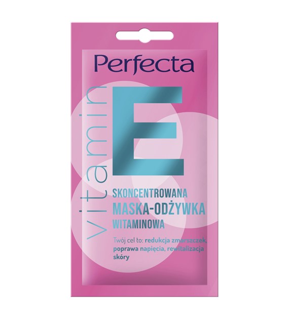 BEAUTY MASECZKA-ODŻYWKA DO TWARZY 8ML VITAMIN E REDUKCJA ZMARSZCZEK,POPRAWA NAPIĘCIA