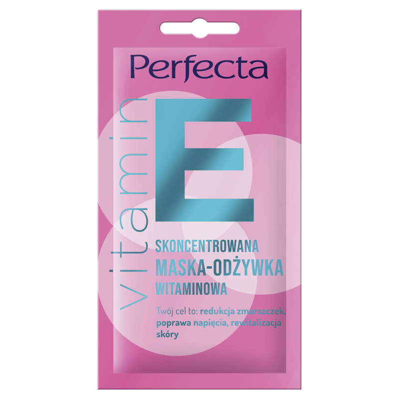 BEAUTY MASECZKA-ODŻYWKA DO TWARZY 8ML VITAMIN E REDUKCJA ZMARSZCZEK,POPRAWA NAPIĘCIA