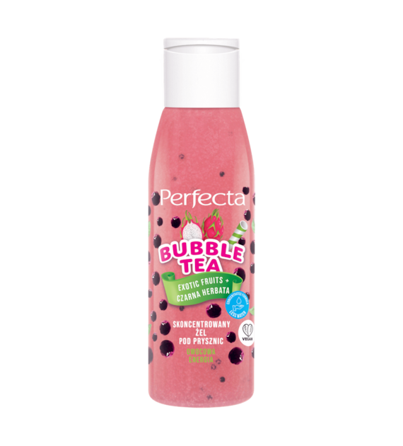 BUBBLE TEA ŻEL POD PRYSZNIC 100ML EXOTIC FRUITS+CZARNA HERBATA OWOCOWA ENERGIA