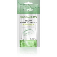 DELIA - MASECZKA DO TWARZY ŻELOWA 8ML NIACYNAMID 10% MATUJĄCA