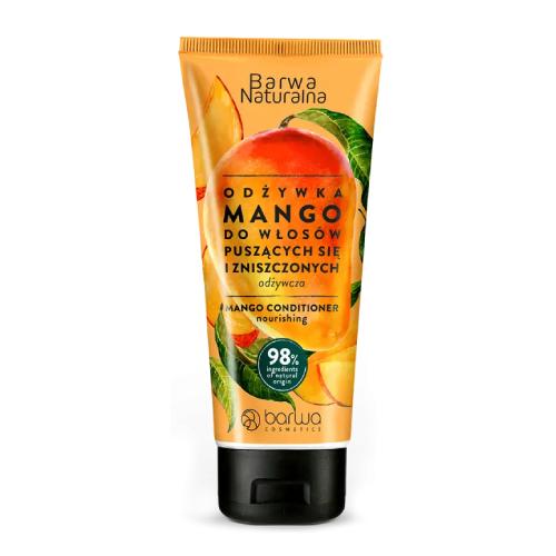BARWA COSMETICS Barwa Naturalna Odżywka do włosów puszących się i zniszczonych Mango - odżywcza 200ml