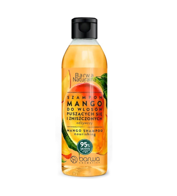 Barwa Naturalna Szampon mango do włosów puszących się i zniszczonych 300ml