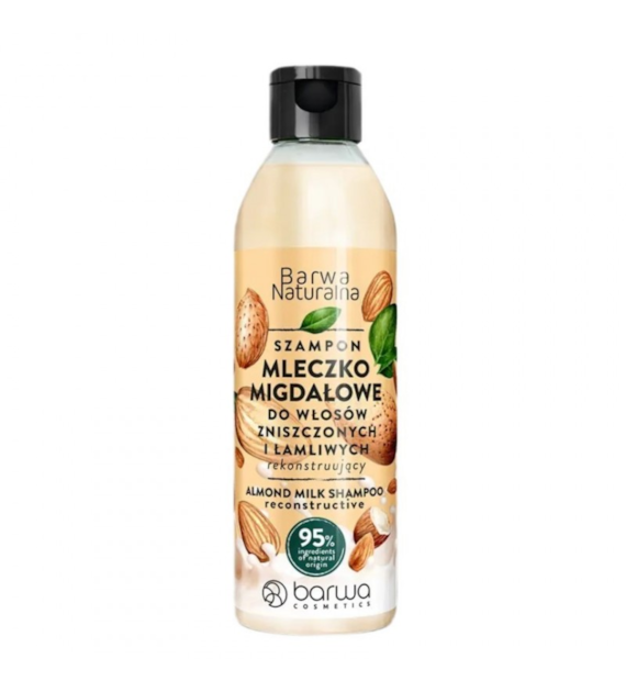 BARWA NATURALNA SZAMPON DO WŁOSÓW MLECZKO MIGDAŁOWE 300ML