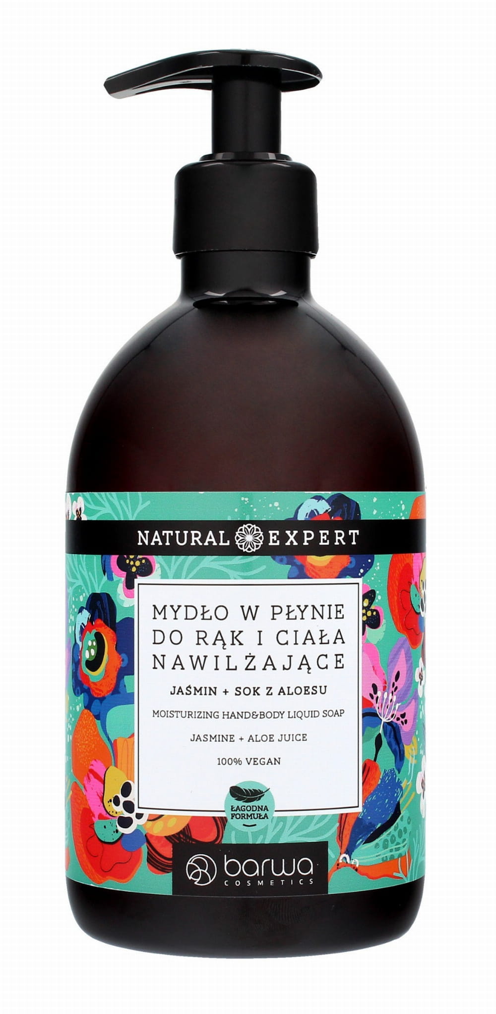 NATURAL EXPERT MYDŁO W PŁYNIE NAWILŻAJĄCE JAŚMIN 500ML