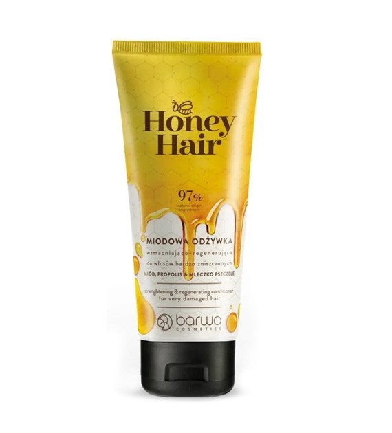 HONEY HAIR ODŻYWKA WZMACNIAJĄCO-REGENERUJĄCA W TUBIE 200ML