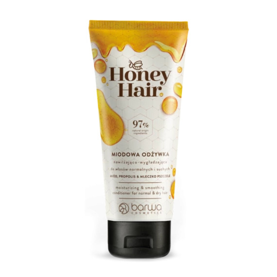 HONEY HAIR ODŻYWKA NAWILŻAJĄCO-WYGŁADZAJĄCA W TUBIE  200ML
