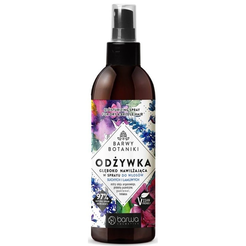 BARWA Barwy Botaniki Odżywka głęboko nawilżająca w sprayu do włosów suchych i łamliwych 250ml