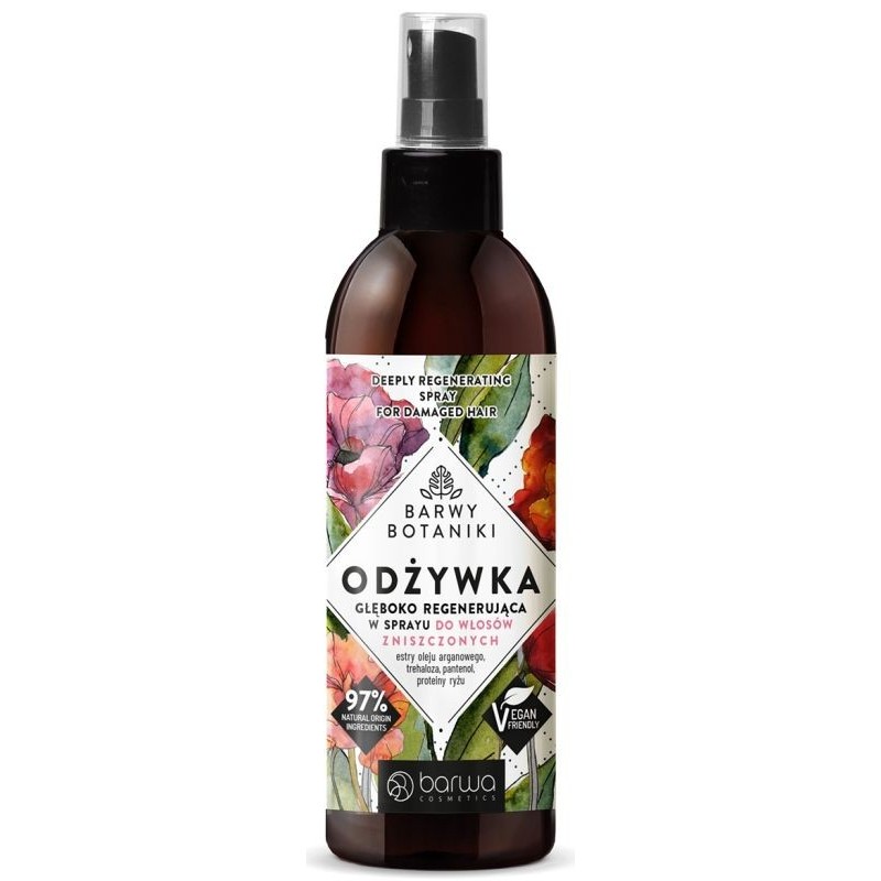 BARWA Barwy Botaniki Odżywka głęboko regenerująca w sprayu do włosów zniszczonych 250ml