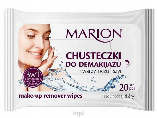 CHUSTECZKI NAWILŻANE DO DEMAKIJAŻU (20) KAŻDY RODZAJ SKÓRY
